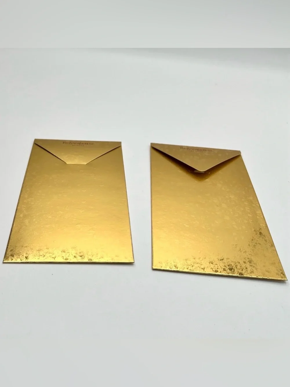 Yves Saint Laurent Gold Stationery Cards